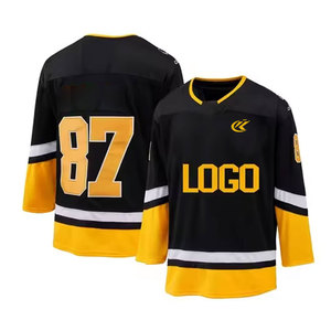 Camiseta de Hockey sobre Hielo de Verano, Manga Corta, Transpirable, de Secado Rápido, 100% Poliéster, Ropa Deportiva de Alta Calidad, Gran Venta - Product Image 1
