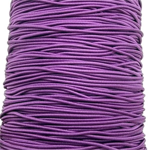 Cordon élastique tressé No.9 1,2 mm violet foncé 288 yards, 100 % nylon haute ténacité, corde élastique écologique pour textiles de maison et chaussures - Product Image 6