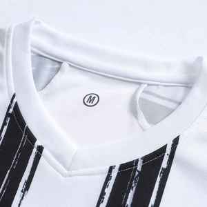 ผ้าพิมพ์ลายดิจิทัลสีขาวดำลายทาง สำหรับเสื้อผ้าและของตกแต่งบ้าน - Product Image 6