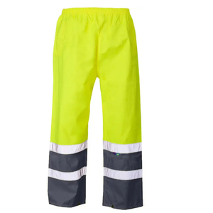 Reflective Safety Trousers Lightweight Casual Work Wear with Multi-Pockets Reflective Cargo Work <b>Pants</b> for Adults - Product Image 1