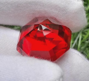 Topacio Rojo Natural, Corte Elegante, Certificado, Piedra Preciosa Suelta de 2.00Ct, Joyería Vintage para Colgantes, Proveedor Mayorista ZUBEDA GEMS - Product Image 2