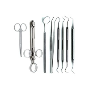Kit de préparation de couronnes dentaires 7 pièces – Instruments dentaires réparateurs en acier inoxydable – Set chirurgical manuel - Product Image 6
