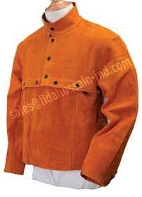 Chaqueta de soldadura de alta calidad, chaqueta de soldadura de cuero dividido, chaqueta de seguridad de alta calidad - Product Image 4