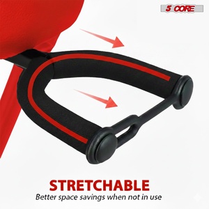 5Core Guitar Stool 3.15" <b>Padded</b> <b>Chair</b> Foldable Heavy Duty Music Seat Built in Foot Rest Guitar Stand - Product Image 6
