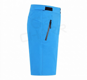 Shorts de VTT unisexes, coupe classique, fabrication professionnelle, séchage rapide, antibactériens, protection UV, spandex/polyester - Product Image 3