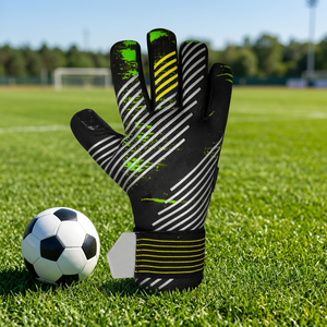 New Football Black Soccer Goalkeeper <b>Gloves</b> Thicken <b>Latex</b> without Finger save Non-slip and Wear-Resistant <b>gloves</b> OEM Serviced - Product Image 4