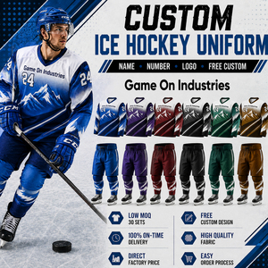 New Trendy Mountain Design Sublimated Personalized Athletic Team Wear Custom Printed Long-Lasting Heavy-Duty Ice Hockey Uniform - Product Image 1