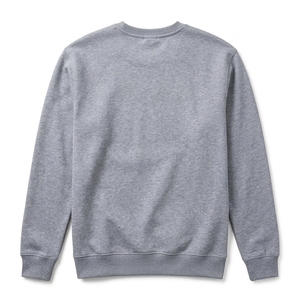 เสื้อสเวตเชิ้ตผู้ชาย ผ้าฝ้าย 100% ทรงโอเวอร์ไซส์ ลายเรียบ หนานุ่ม สำหรับฤดูหนาว สไตล์ฮิปฮอป สตรีทแวร์ คอกลม - Product Image 2
