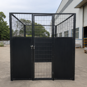 Système de cabine de sécurité industrielle en acier modulaire robuste pour extérieur, avec panneaux grillagés et cage de rangement métallique - Product Image 2