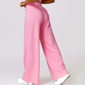 In Stock High Quality Women Flare <b>Trouser</b> Mid Waist <b>Summer</b> Eco-Friendly Breathable Casual Outdoor Use Customizable - Product Image 2