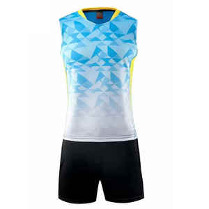 Uniforme de voleibol sublimado con logo, ropa deportiva de poliéster de secado rápido, uniforme de voleibol con estampado por sublimación personalizado - Product Image 4