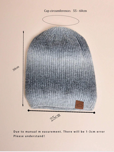 Gorros de Punto Acrílicos de Alta Calidad OEM, Unisex, Coloridos, a la Moda, con Etiqueta Tejida Personalizada, Gorros de Invierno para Esquí - Product Image 6