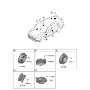 Nouveaux interrupteurs et commandes Elantra 96370IB100 - Product Image 2