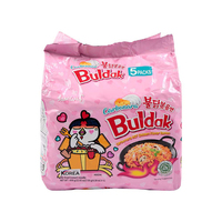 Super Hot Buldak Instant Noodles SAMYANGG Ramen Noodles Carbonara Sauce in Spicy Chicken Flavor 140g x 40pcs/carton