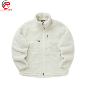 Veste en polaire Sherpa pour homme, surdimensionnée, légère, design personnalisé OEM, haute qualité, fermeture éclair intégrale, polaire Teddy, hiver - Product Image 2