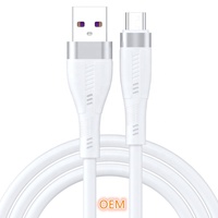 Câble de charge rapide et de transfert de données Micro USB 4,5 mm en cuivre pur, durable, A4M 1M, gaine TPE, pour Android et écouteurs