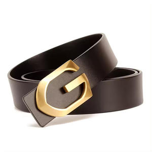 Factory Direct Customizable Men's Casual Leather Dress Pant Belts Steel Buckle Custom Logo Durable Lightweight Wholesale Price - Product Image 3