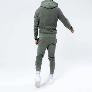 Sweat à capuche épais en molleton lavé pour homme, en coton, style streetwear décontracté printemps-automne, vente en gros OEM - Product Image 4