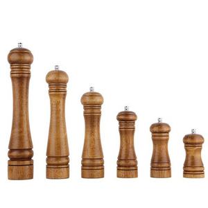 Eco-Friendly Adjustable Coarseness Wooden Salt and <b>Pepper</b> Mill Set Manual - Product Image 5