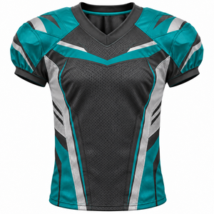 Maillot de football américain à la mode, design authentique, dégradé vert et or vieilli, édition limitée - Product Image 6