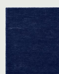 Tapis de luxe fait main en laine bleue, tissé à la main, design moderne pour salon, chambre et maison - Product Image 3