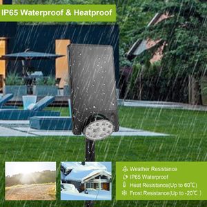 Luci Solari da Giardino con 88 LED e Sensore di Movimento a 120 Gradi, Controllo Sonoro, Illuminazione Moderna per Casa o Ufficio - Product Image 6