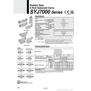 Válvula solenoide neumática SMC, válvulas de control de, producto - Product Image 2