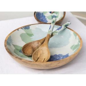 Juego de Servidor de Ensalada de Madera de Mango de Último Diseño, Utensilios de Cocina, Vajilla, Tazones para Ensalada, Juego de Cucharas para Servir, Cubertería, Vajilla de Mesa - Product Image 1