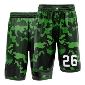 Custom Basketball Shorts Teamwear Full Sublimation Print Quick Dry Breathable Mesh Workout Training Athletic Sportswear - Product Image 6
