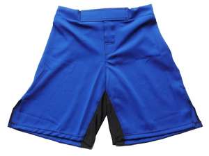 Shorts de boxe MMA personnalisés pour hommes - Motif uni, respirant et à séchage rapide, taille élastique, entraînement fitness - Product Image 2