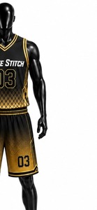 Shorts de basket-ball pour femmes White Stitch, sans manches, col rond, imprimé par transfert thermique, imprimé Scorpion 03, respirant, en spandex/nylon - Product Image 5