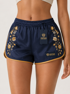 Shorts Casuales de Mujer de la Mejor Calidad, Transpirables, de Algodón French Terry, Shorts Deportivos con Cintura Elástica, Shorts Urbanos para Mujer - Product Image 1
