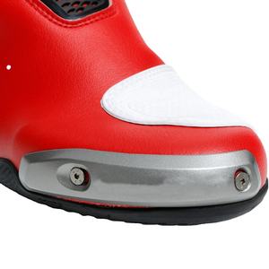 Bottes de motocross unisexes en cuir pour adultes, 220g, tissu respirant, logo frontal, absorption des chocs, sans manches, pour la conduite à moto - Product Image 2
