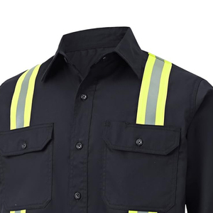 Vêtements de travail réfléchissants de haute qualité pour la sécurité industrielle, hauts à haute visibilité, avec faible MOQ et prix abordable - Product Image 5