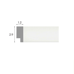 Contemporary Style PS Polystyrene Picture Frame Moulding <b>Wood</b> Grain Minimalist Wide <b>Border</b> OEM Custom Frame Factory - Product Image 3
