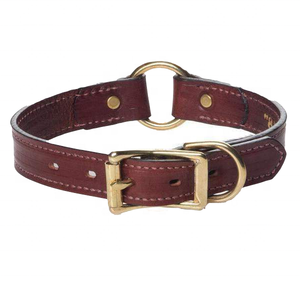 Colliers de chien et de chien en cuir cousu fantaisie de taille et de couleur personnalisées disponibles dans une variété de laisses pour animaux de compagnie - Product Image 1
