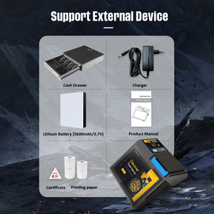 Z100 POS tiên tiến Android 13 máy bán lẻ với thiết kế đa chức năng in nhiệt nhanh và kết nối rộng cho các cửa hàng - Product Image 4
