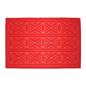 Tapis d'entrée en PVC tissé 45x75cm antidérapant avec bordure pour la maison, le bureau, l'hôtel, utilisation intérieure et extérieure - Product Image 3