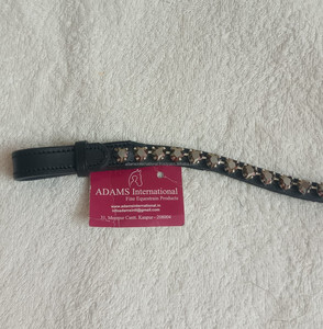Bandes de sourcils de cheval en cuir de belle qualité | vente d'accessoires pour chevaux | Grossiste équestre d'accessoires pour chevaux en cuir véritable - Product Image 3