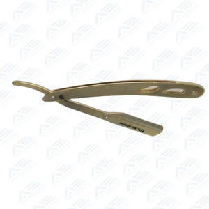 Rasoir droit pliable en acier inoxydable personnalisé Outil de toilettage de précision pour les barbiers professionnels et les amateurs de rasage - Product Image 2