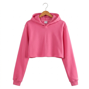 Sudadera con Capucha de Orejas de Gato para Mujer, de Alta Calidad, Marca PUFFIN SPORTS, OEM, Forro Polar, Corte Regular, Color Sólido, Manga Larga, Tejida - Product Image 6
