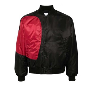 Veste universitaire grise pour homme, coupe classique, col rabattu, fermeture boutonnée, vêtement décontracté pour l'automne, couleur unie, extérieur en polyester - Product Image 2