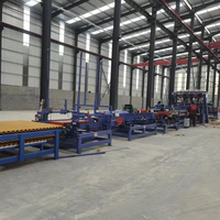 Ligne de production de palettes entièrement automatique à haut rendement, machine à blocs de palettes en bois / cloueur / ligne d'assemblage pour usine