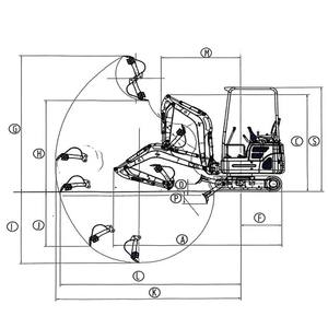 Miniexcavadora Eléctrica Lich de 1.5 Toneladas con Motor de Alta Eficiencia y Componentes Principales de Caja de Cambios - Product Image 6