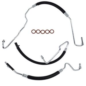 Set di 3 Tubi per Servosterzo per Chevy Silverado GMC Sierra 2500 HD 3500 6.6L V8 Turbo Diesel 2001-2006, 15062625 15295841 15066 - Product Image 3