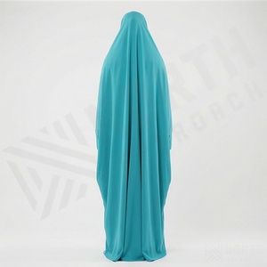 Modest Wear Handmade Two Piece Polyester Jilbab <b>Abaya</b> Set Muslim Women Islamic Clothing Export <b>Supplier</b> Wholesale Bulk - Product Image 2