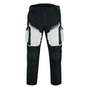 Pantalon de protection pour moto, développé avec un tissu textile durable et une protection pour les genoux de niveau CE 1. - Product Image 1