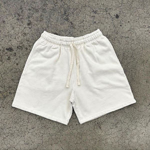 Shorts en molleton personnalisés effet délavé vintage, 350 g/m², en coton French Terry, avec cordon de serrage et poches latérales, pour l'été - Product Image 1