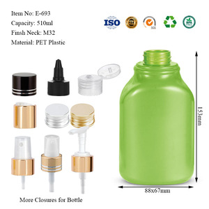 ขวดพลาสติก PET แบบ OEM ขนาด 500 มล. ทรงไหล่ตรง พิมพ์ซิลค์สกรีน ผิวขุ่น ทรงเอียง ปราศจากสาร BPA สำหรับบรรจุภัณฑ์เครื่องสำอางแบบกำหนดเอง - Product Image 5