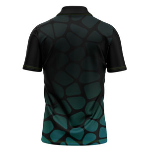 เสื้อโปโลชายสั่งทำพิเศษ ผ้าโพลีเอสเตอร์ 100% พิมพ์ลายแบบ Sublimation เต็มตัว เนื้อผ้านุ่ม ใส่เล่นกอล์ฟ เทนนิส หรือใส่ลำลอง คอปก ขายส่ง - Product Image 2